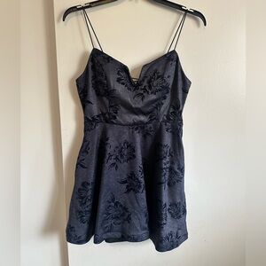 City Studio Navy Floral Mini Dress